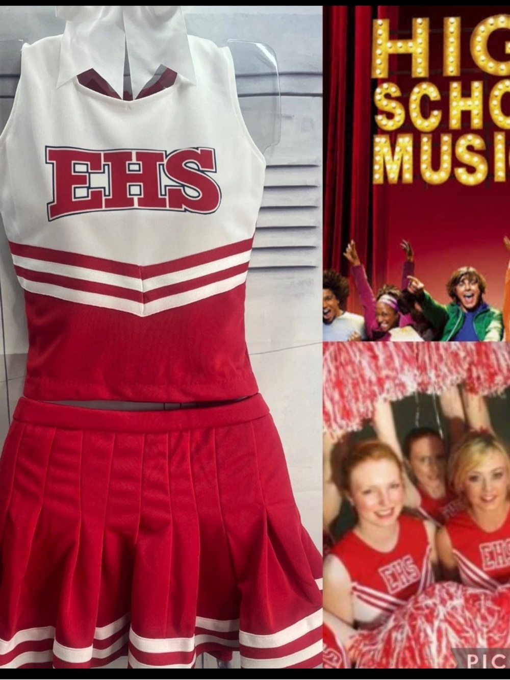 High school musical cheerleading uniform new